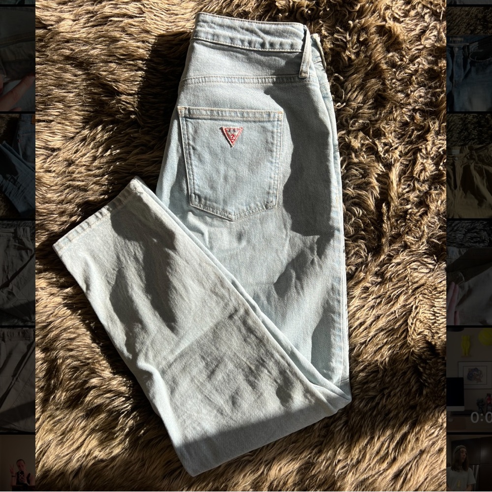 Guess high waisted mom jeans